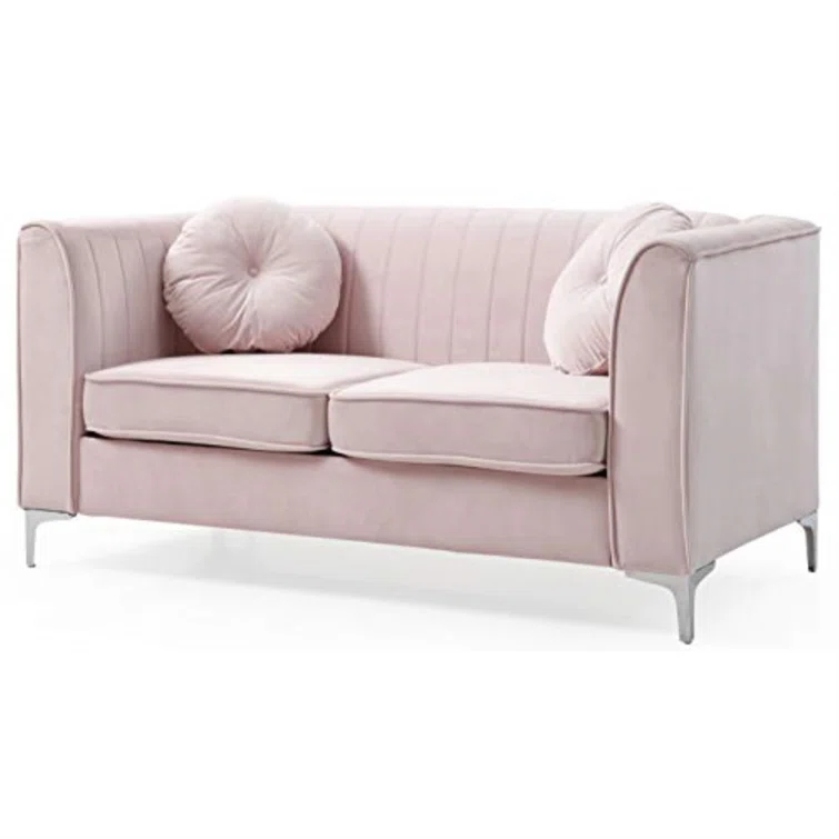 Glory Furniture Bailey 65'' Velvet Loveseat