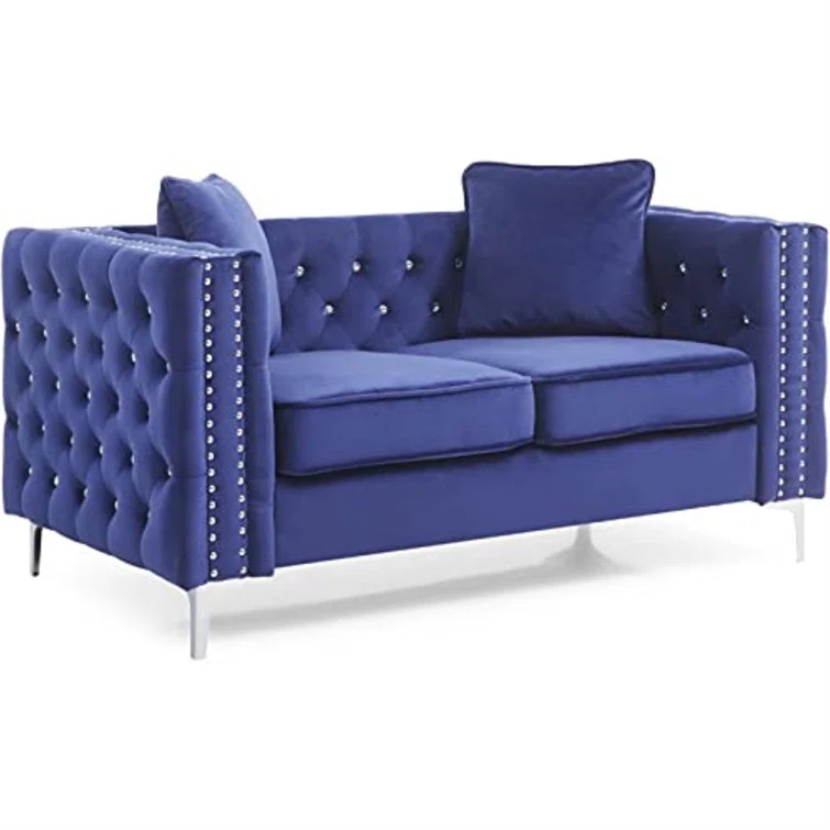 Tina 63'' Velvet Loveseat