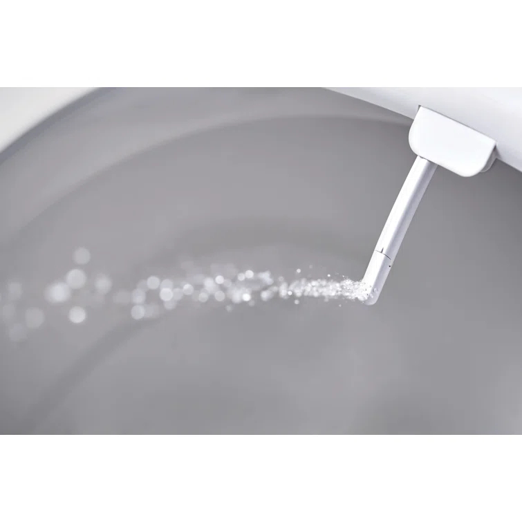 2-Series Non-Electronic Bidet Seat for Elongated Seats in White