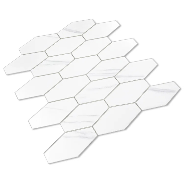 Avant Decor 4'' W x 2'' L Engineered Stone Peel and Stick Mosaic Tile