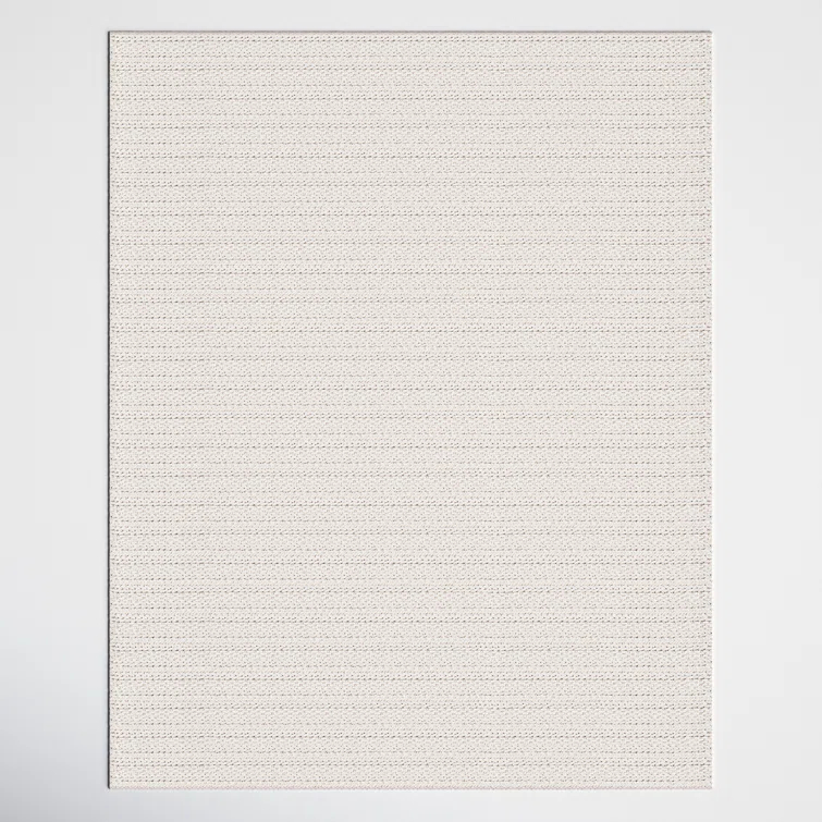 Kells Striped Handmade Ivory Area Rug