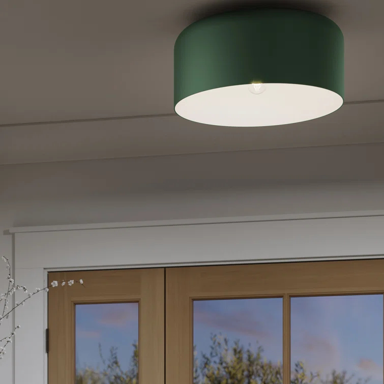 Olaf Flush Mount Light - White / 13.75"Dia