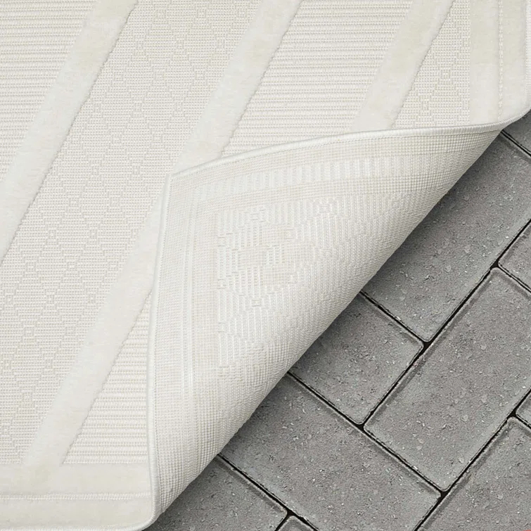 Markon Mali Outdoor Moroccan Tribal Ivory Indoor/Outdoor Area Rug