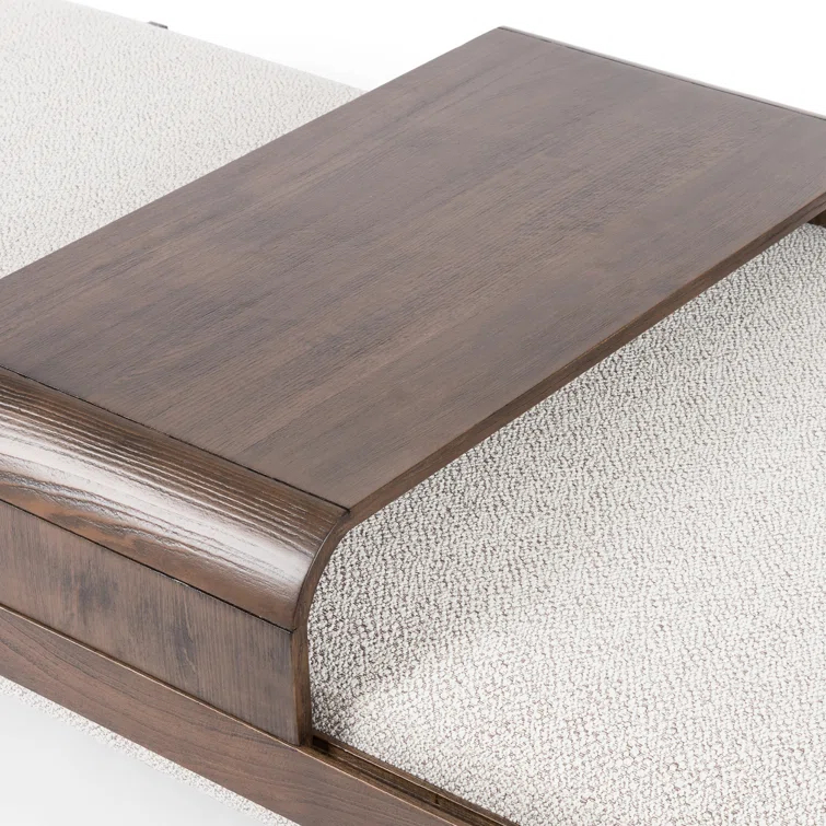 Fawkes 65'' White Performance Modern Outdoor Ottoman