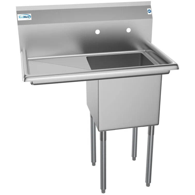 33" x 21" Freestanding Service Sink