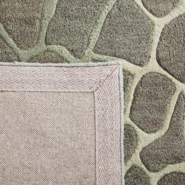 Martha Stewart Hand Tufted 70% Wool And 30% Viscose Geometric Rug