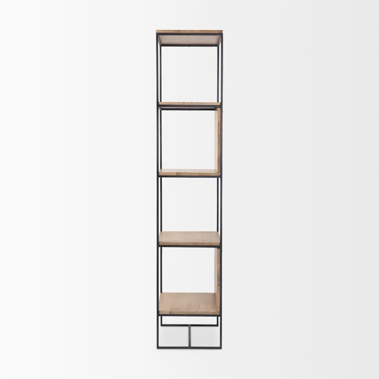 Sagan Narrow Etagere Bookcase