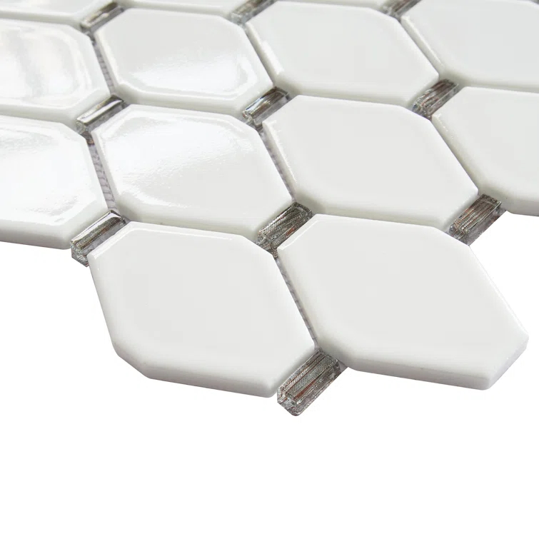 Badajoz 2" x 3" Glass Honeycomb Mosaic Tile