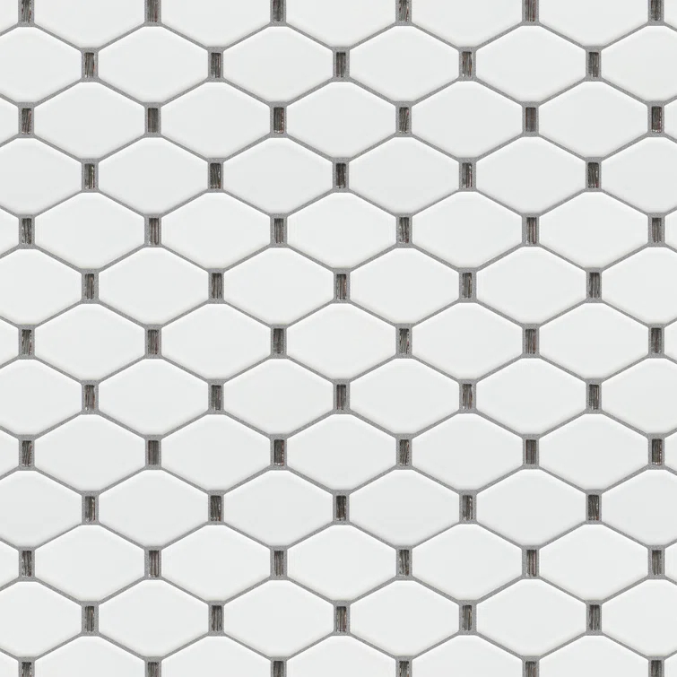 Badajoz 2" x 3" Glass Honeycomb Mosaic Tile