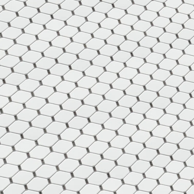 Badajoz 2" x 3" Glass Honeycomb Mosaic Tile