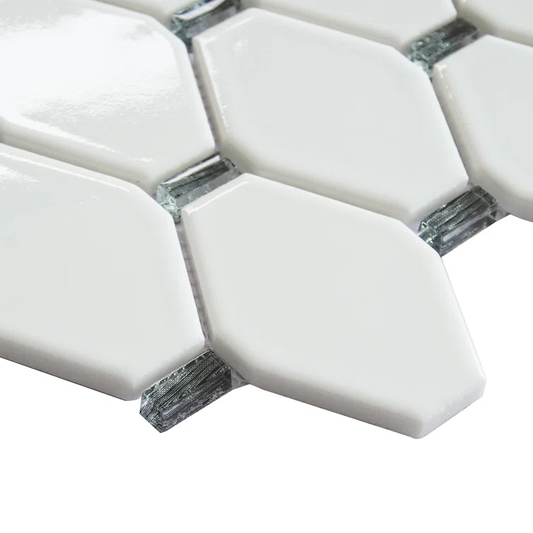 Badajoz 2" x 3" Glass Honeycomb Mosaic Tile