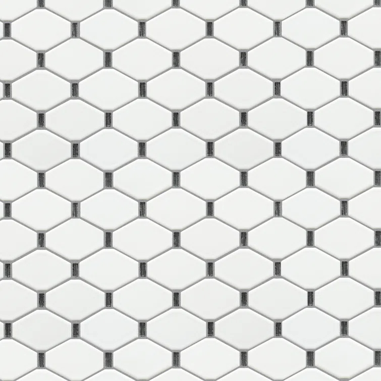 Badajoz 2" x 3" Glass Honeycomb Mosaic Tile