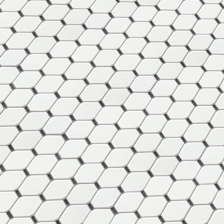 Badajoz 2" x 3" Glass Honeycomb Mosaic Tile
