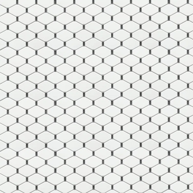 Badajoz 2" x 3" Glass Honeycomb Mosaic Tile