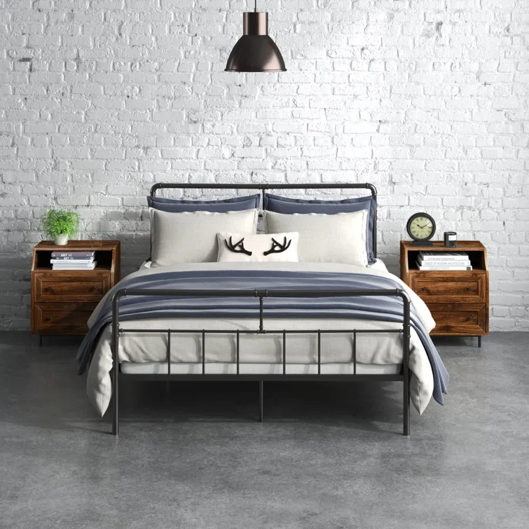 Minot 2-Drawer Nightstands with Dual USB Port