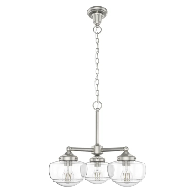 Hunter Saddle Creek 3 Light Chandelier Ceiling Light Fixture