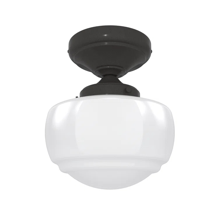 Hunter Saddle Creek 1 Light Mini Flush Mount Ceiling Light Fixture