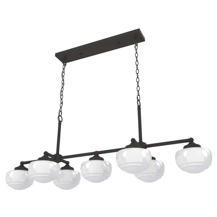 Hunter Saddle Creek 7 Light Linear Chandelier Ceiling Light Fixture