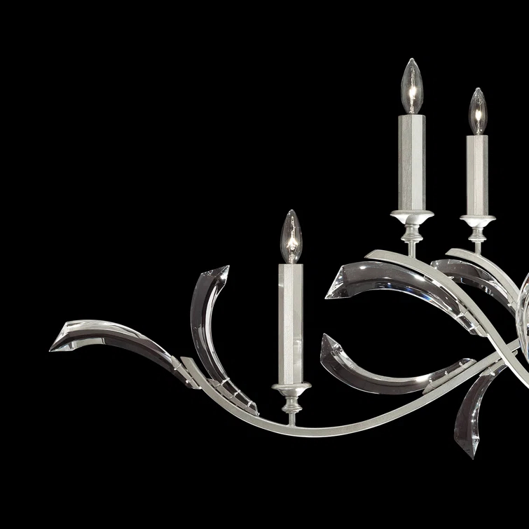 Beveled Arcs 6 - Light Tiered Chandelier