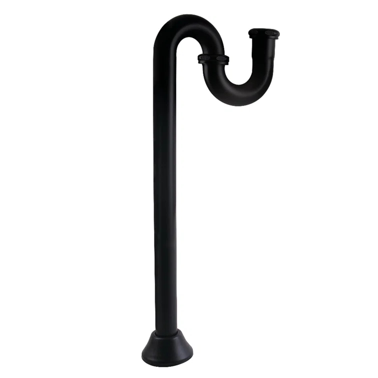 Kingston Brass ST14190 Kingston Brass Vintage 1-1/4 Inch Brass S-Trap, 18 Gauge