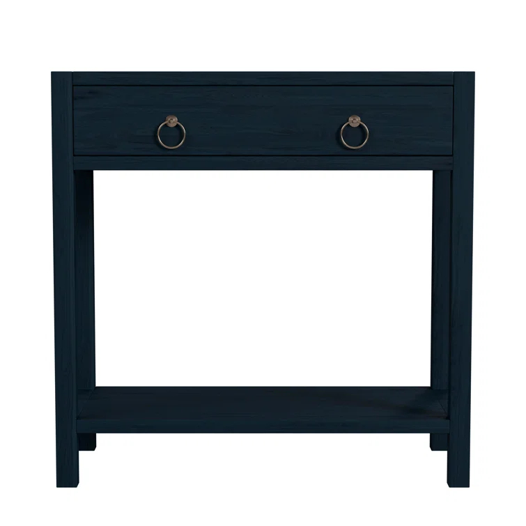 Butler Specialty Lark Navy Wide 1 Drawer Nightstand