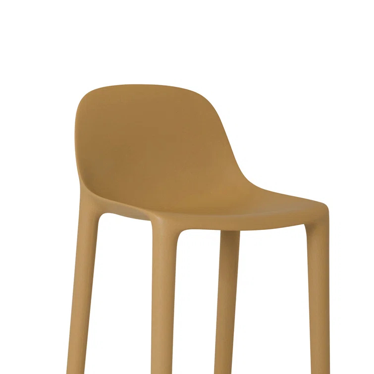 Natural Wood and Metal 24'' Counter Stool