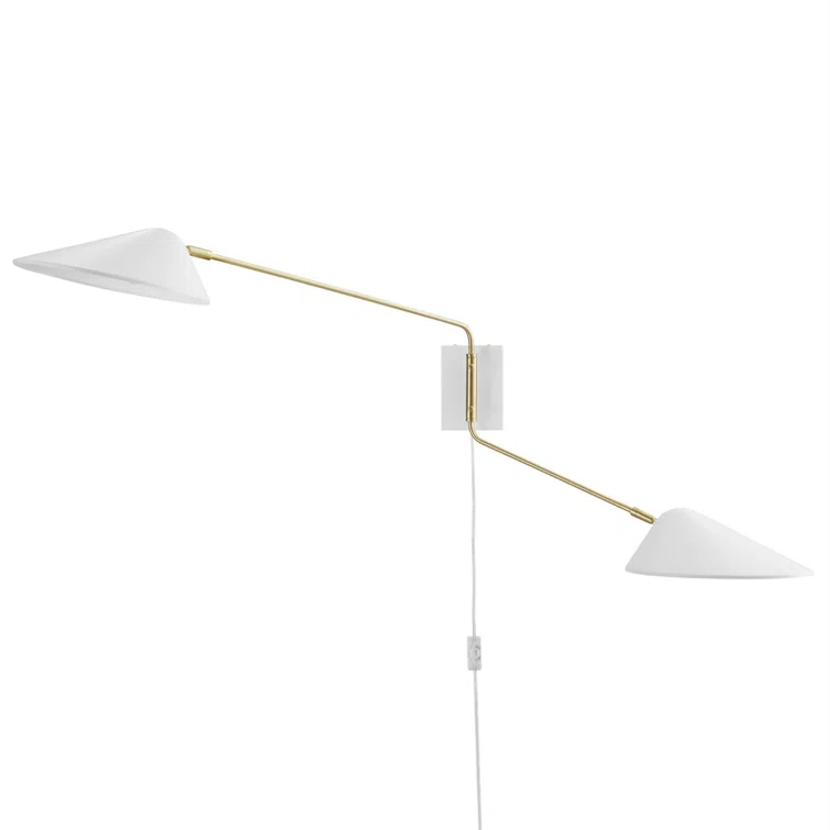 Modway Journey 2-Light Swing Arm Wall Sconce