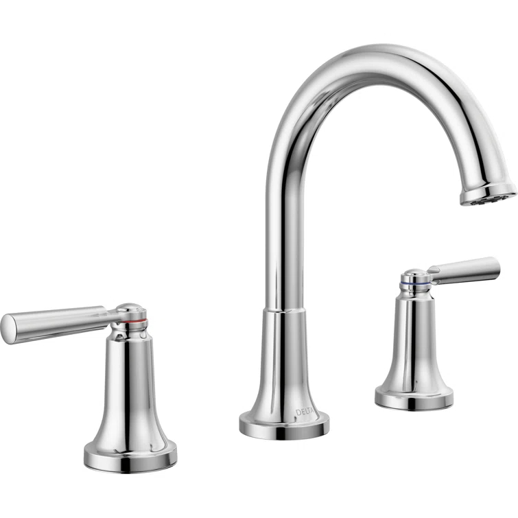 SAYLOR™ Widespread Bathroom Faucet 3 Hole, 2-handle Bathroom Sink Faucet with Drain Assembly