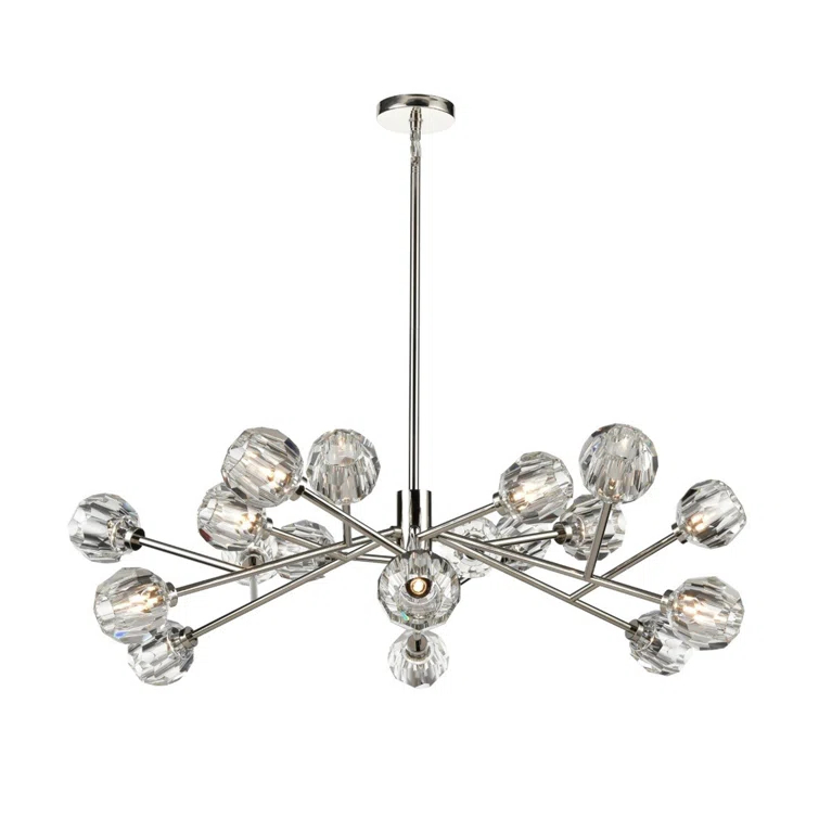 Parisian 18 - Light Dimmable Sputnik Sphere Chandelier
