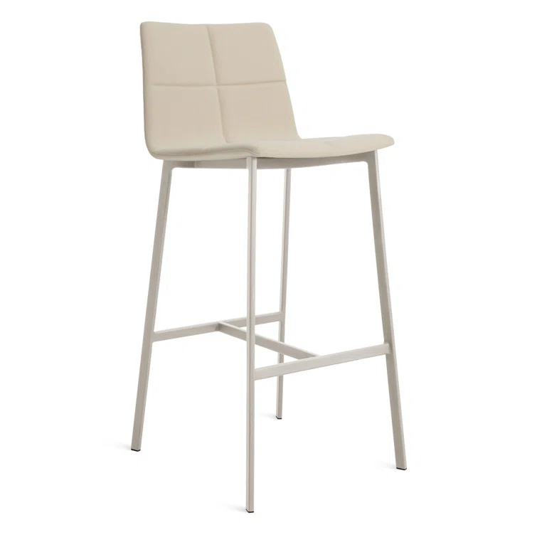 Blu Dot Between Us Upholstered Counter Stool with Metal Frame