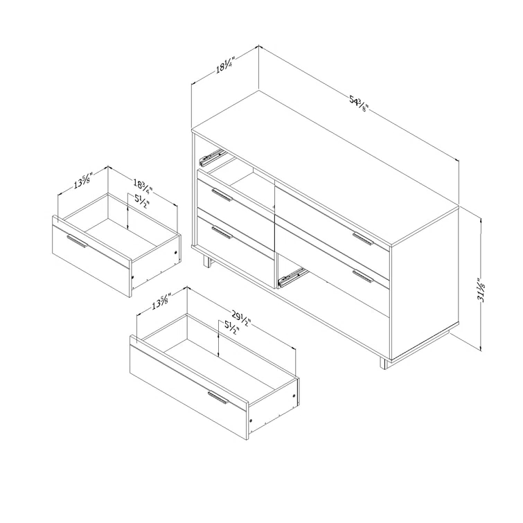 Fynn 6-Drawer Dresser
