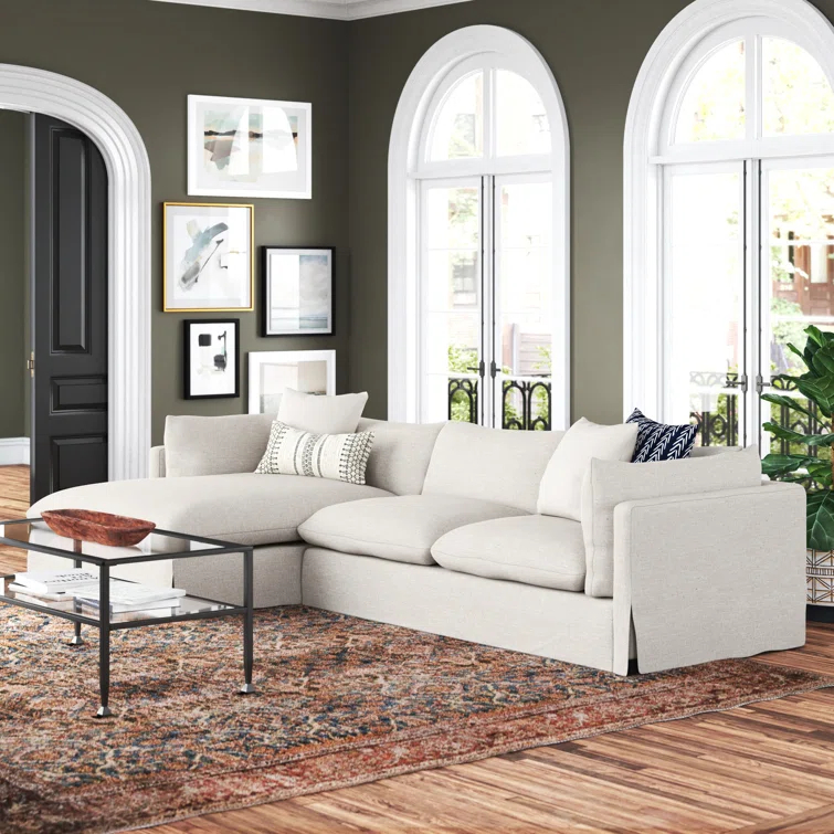 Reggio 2 - Piece Slipcovered Chaise L-Sectional