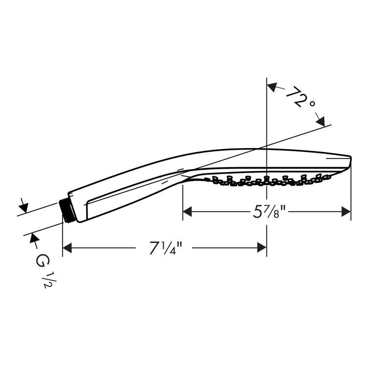 Raindance Handheld Shower Head
