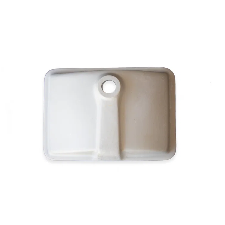 Wells Sinkware Rhythm Series 14.5'' Ceramic Rectangular Bathroom Sink with Overflow