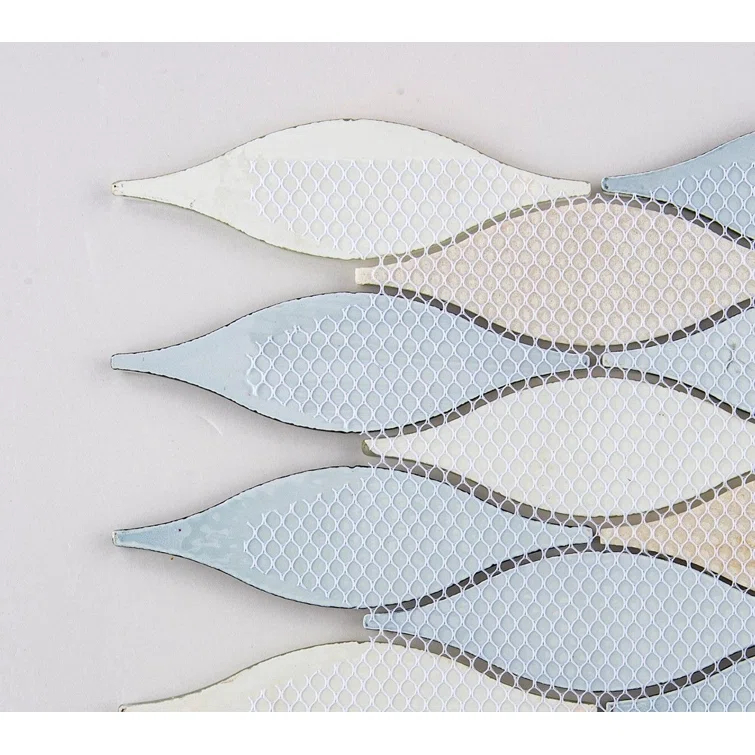Zeille Glass and Metal Arabesque Mosaic Kitchen Backsplash, Bathroom, Shower, Wall and Floor Tile