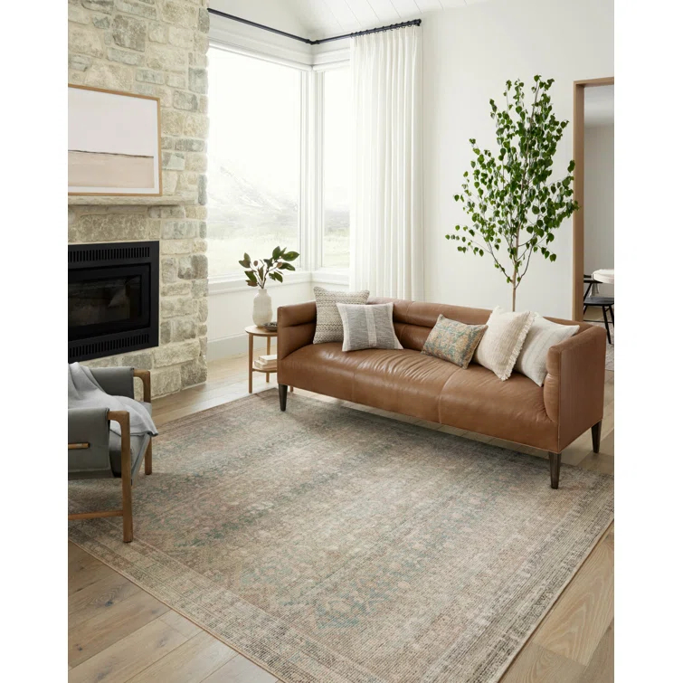 Angela Rose x Loloi Aubrey Jade / Natural Area Rug