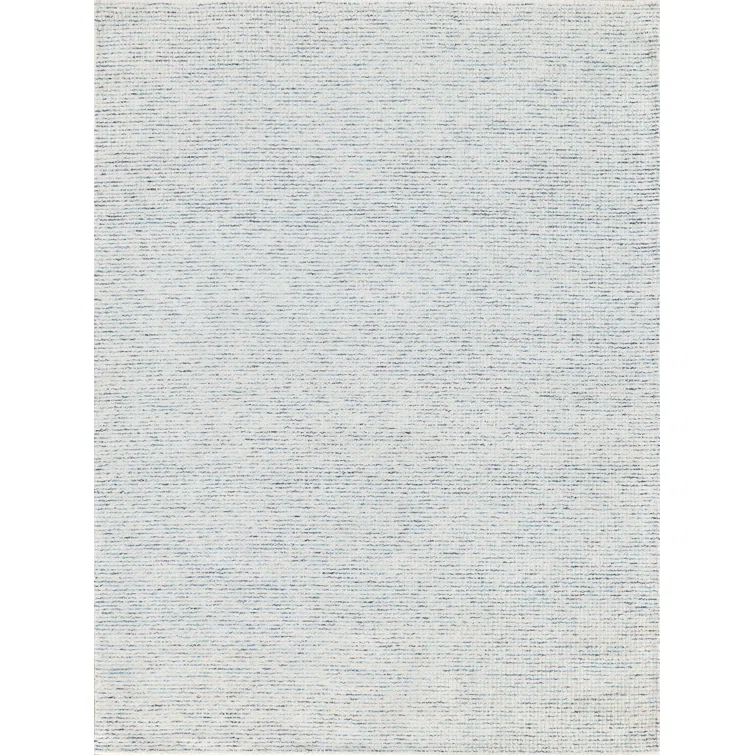 Key West Handmade Hand-Tufted New Zealand Wool Blue/Ivory Area Rug