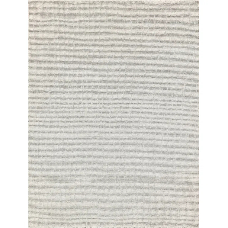 Key West Handmade Hand-Tufted New Zealand Wool Light Silver Area Rug