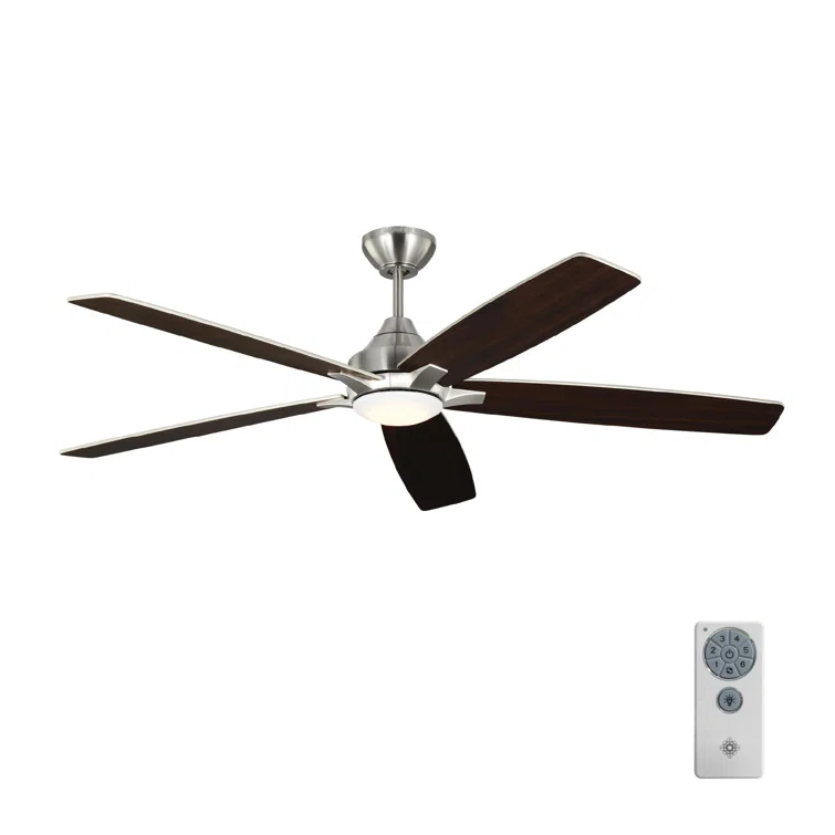 Lise 60'' 5 Blade Ceiling Fan with LED Light Kit