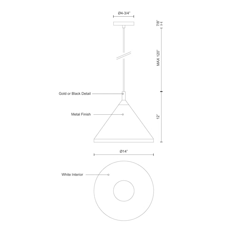 1 - Light Single Pendant