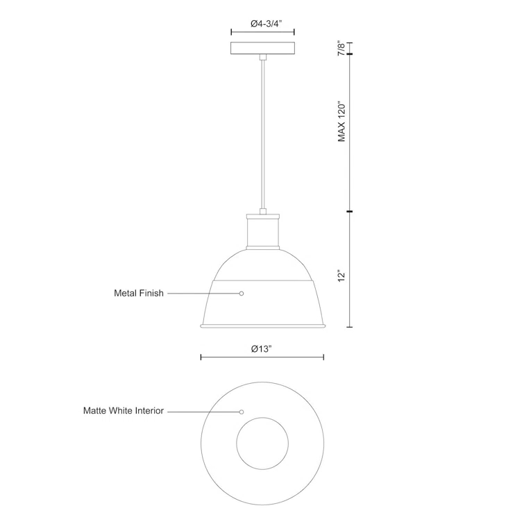 Irving 1 - Light Single Pendant