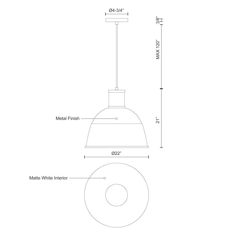 Irving 1 - Light Single Pendant