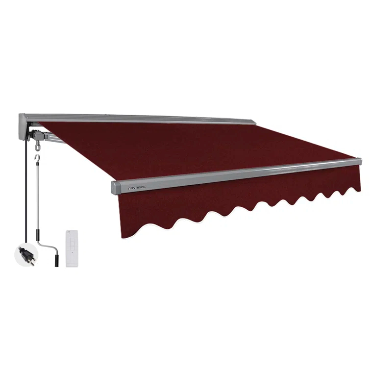 Classic Motorized Retraction Slope Patio Awning