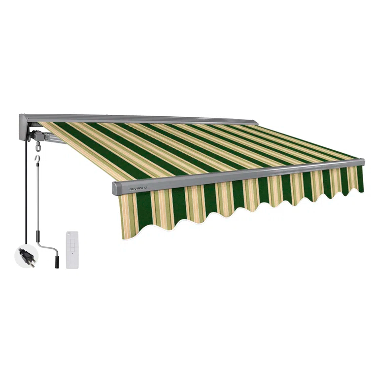 Classic Motorized Retraction Slope Patio Awning