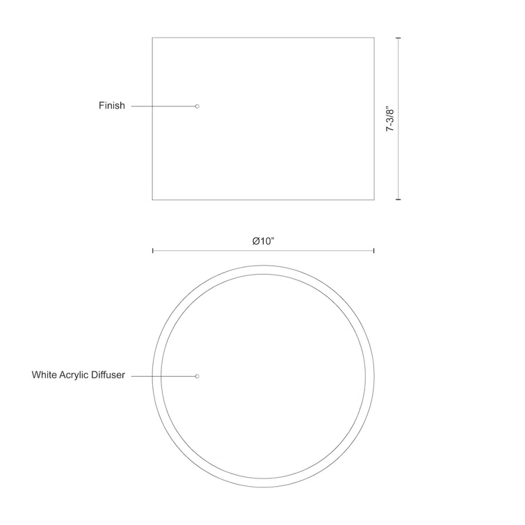 Trafalgar LED Flush Mount