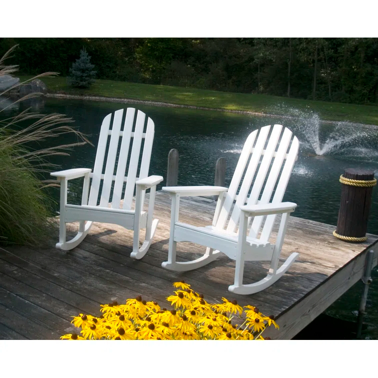 Classic Adirondack Rocking Chair