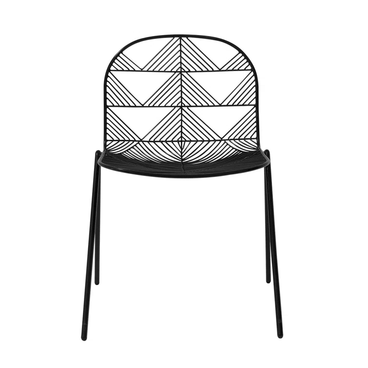 Betty Metal Windsor Back Stacking Side Chair