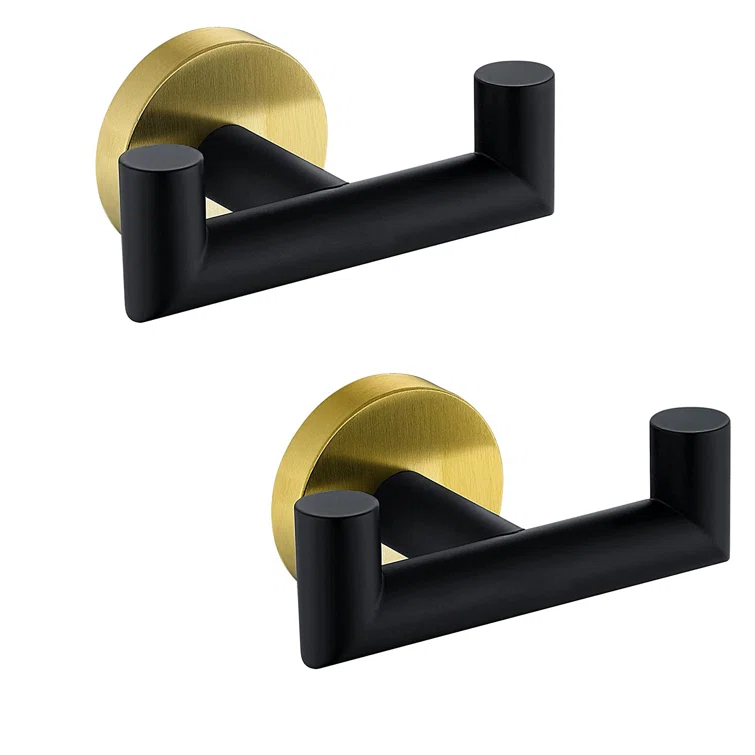 Bathroom Double Towel Hook (Set Of 2)