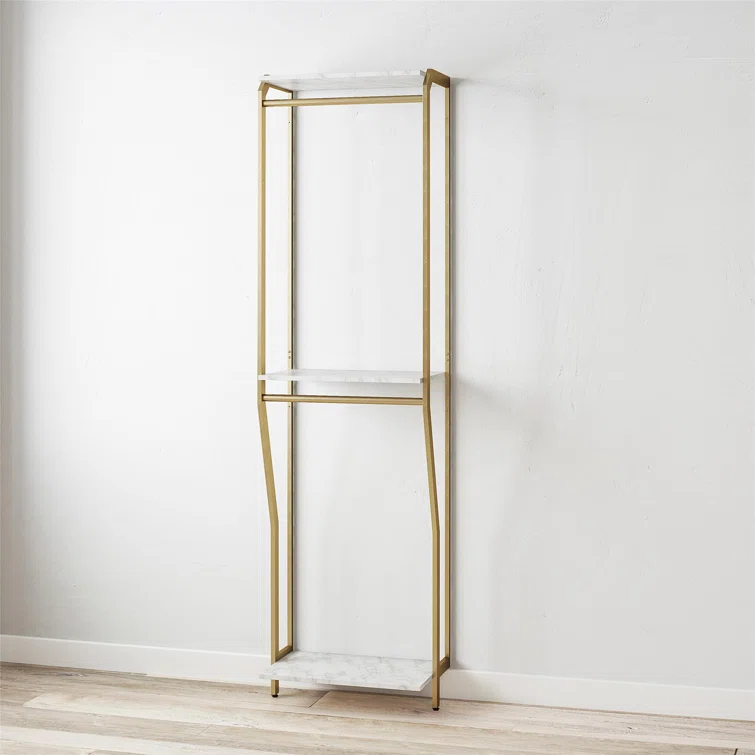 Gwenyth Closet Starter Kit with Hanging Rods