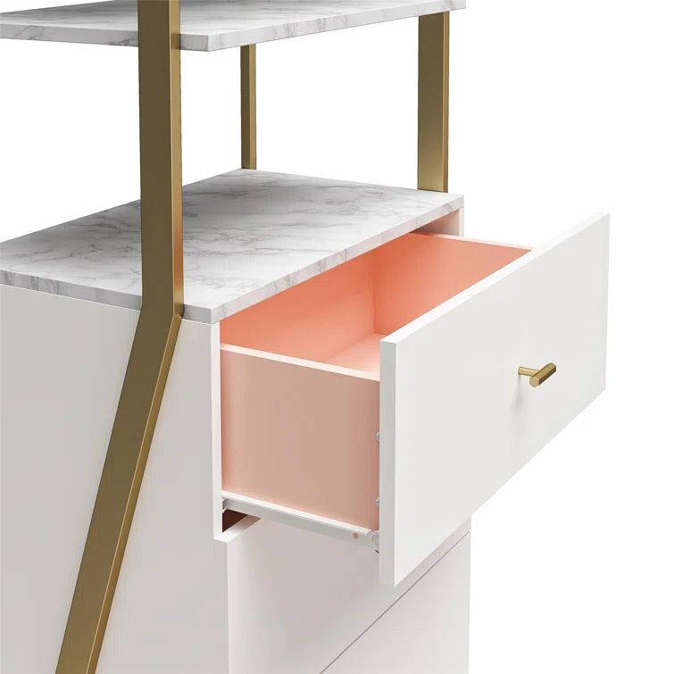 Gwyneth Closet System with 3 Drawers